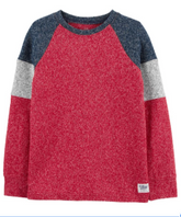 Sueded Jersey Raglan Tee